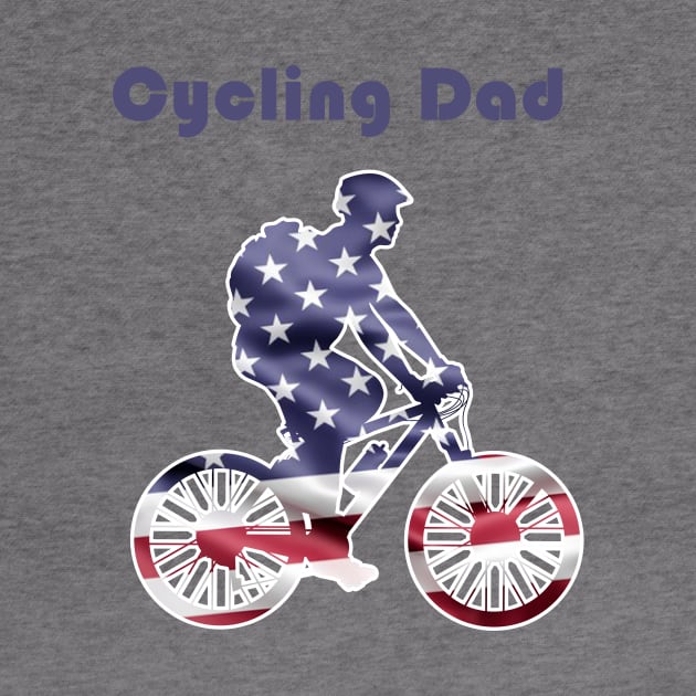 Cycling Dad | Bike Rider & Cyclist Father's Day Gift Funny by FoolDesign